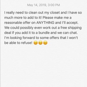 Closet Clean Out Time